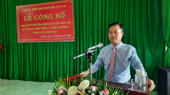 xa ea ral cong bo sap nhap thon buon 1